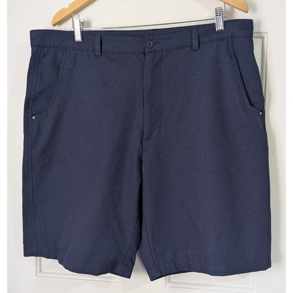 Bolle Tech Golf Shorts Mens 40 Navy Comfort Stretch Moisture Wicking Lightweight